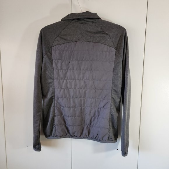 Under Armour Women's Gray Quilted Full-Zip Jacket  | Sz Small Petite - Picture 7 of 10